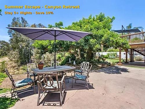 Bay Ho House | Peaceful Canyon View 2BR near La Jolla & Beaches