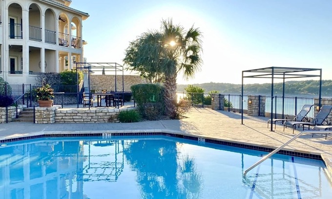 Highland Lake Estates Condo | Peaceful Getaway at Island of Lake Travis- Beautifully decorated- Huge patio!