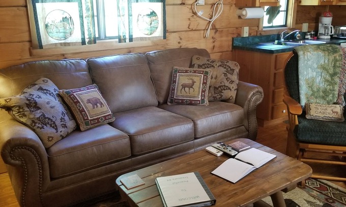 Franklin Cabin | Peaceful Treasure 2-bedroom Riverfront Cabin in Franklin NC