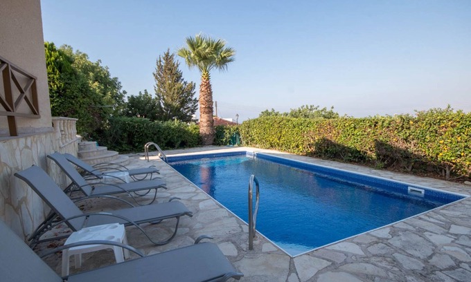 Latchi House | Peach Tree Villa with private pool