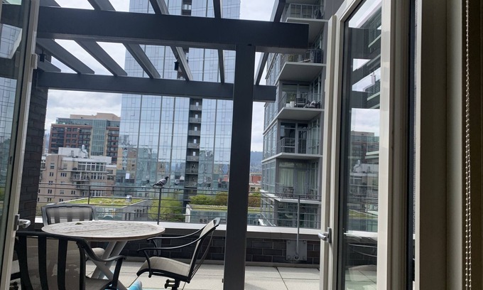 Northwest Portland Condo | Pearl District, Penthouse Terrace Unit- 2 decks , 1 block from Fields park,