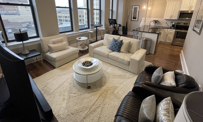 Scranton Apartment | Peloton Bike+ 2bed/2bath BRAND NEW Penthouse Apartment