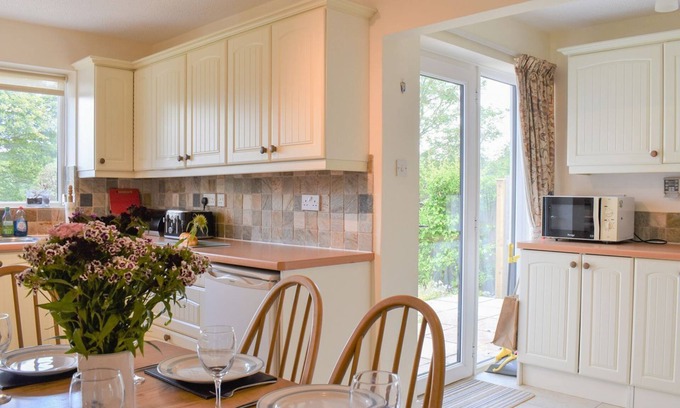 Kenton Cottage | Penhayes View is the perfect base for five guests to explore the Devon beaches, cycle alongside the