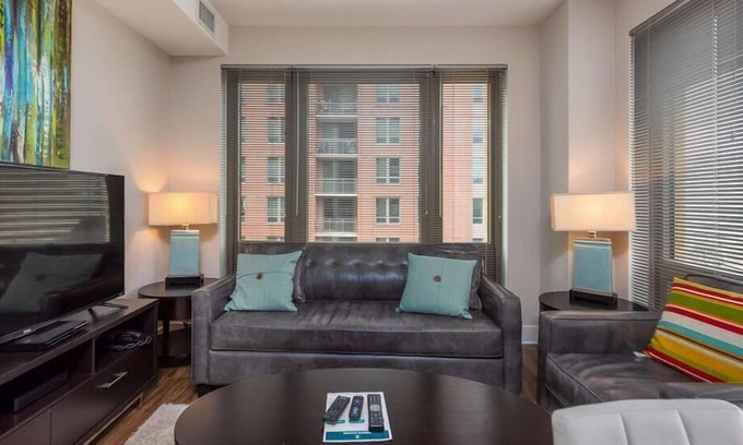 Aurora Highlands Apartment | Pentagon City 2BR | Resort style amenities | Desk+Wifi