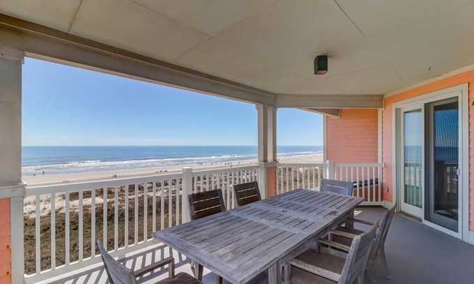 Folly Beach Condo | Penthouse Condo Panoramic Ocean Views & Beach Access Across the Street - OPV 301