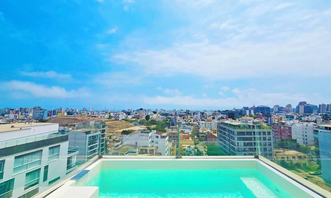 Miraflores Apartment | Penthouse Jacuzzi Luxury Duplex 4BR