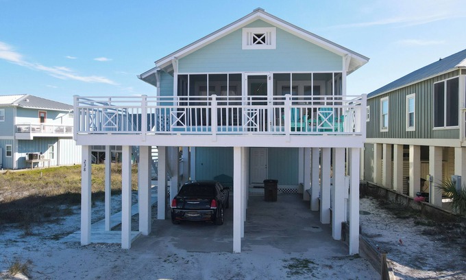 Cape San Blas Cottage | Perfect Old Florida Beach Cottage with easy access to beach