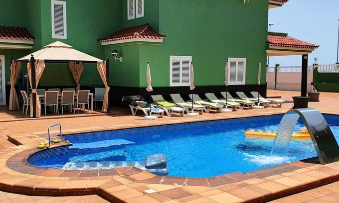 Candelaria House | Pet-Friendly Holiday Home Villa Celia with Sea View, Terraces, Pool & Wi-Fi