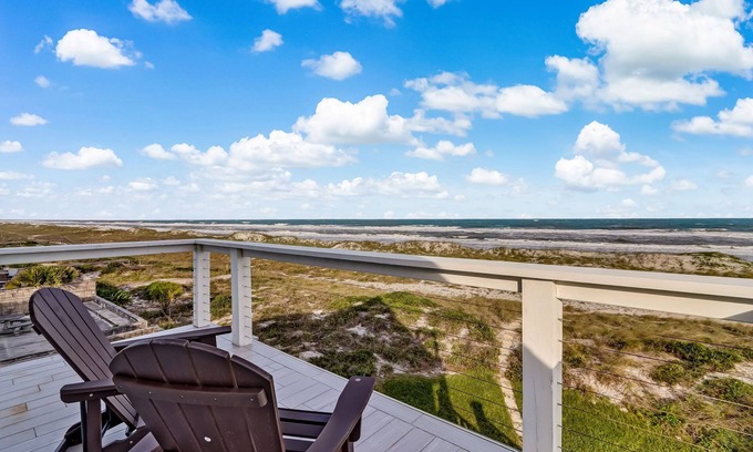 American Beach House | Pet friendly, newly renovated, ocean and beachfront historical home