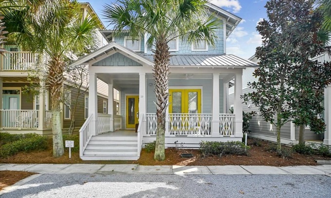 Rosemary Beach House | Pet-Friendly Paradise—Walk to Stunning Lagoon Pool & Explore 30A on Beach Bikes