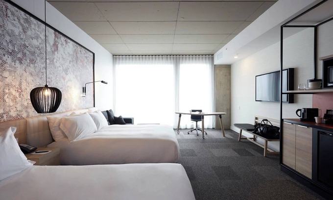 Brossard Hotel | Pet-Friendly Room w/Functional Design Near Oasis Surf & Kid-Friendly Fun