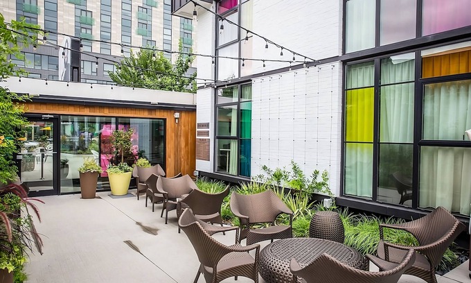 West Fens Hotel | Pet Friendly Triple King Trailers w/Courtyard Pool, & Onsite Dining & Bar!