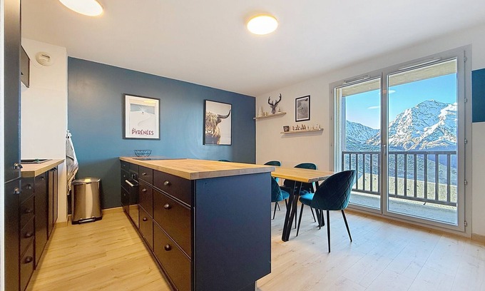Peyragudes Apartment | PEYRAGUDES renovated apartment, sheets, towels and end-of-stay cleaning included