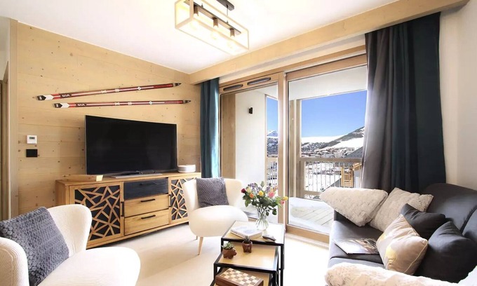 Huez Apartment | PHOB28 Apartment in a residence with swimming pool sauna gym