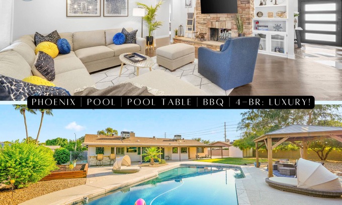 Deer Valley House | Phoenix Pool ~ Pool Table ~ BBQ ~ 4 BR: Luxury!