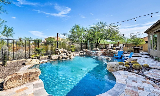 Sonoran Foothills House | Phoenix Retreat w/ Hot Tub, Pool & Mountian Views!