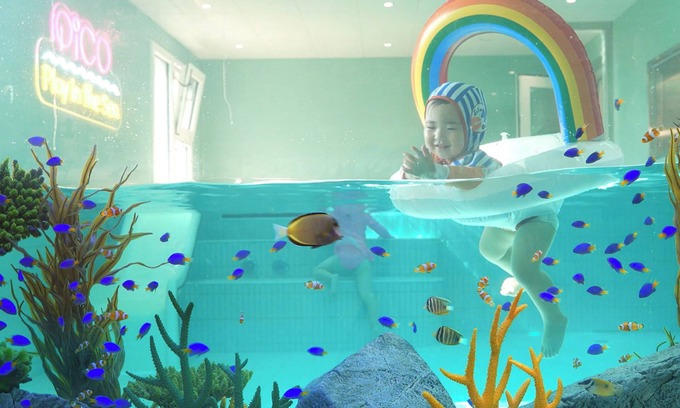 Buk-gu Apartment | Pico Kids Pool Villa