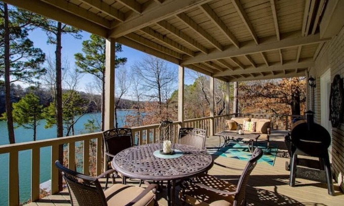 Bella Vista House | Pines at Lake Ann-Private Lower Level. 700 sq. ft deck.w/Captivating Lake View!