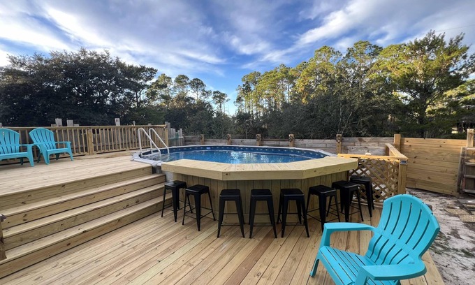 Surf Side Shores House | Pirate Daze- *Golf Cart! Pirate Themed, w/Game Room, Pool & Spa!