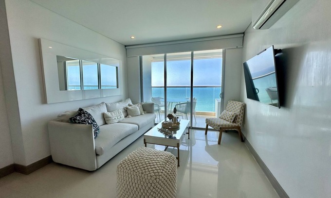 Bocagrande Apartment | Piso 32 Lujoso Apartamento Vista al Mar/wifi