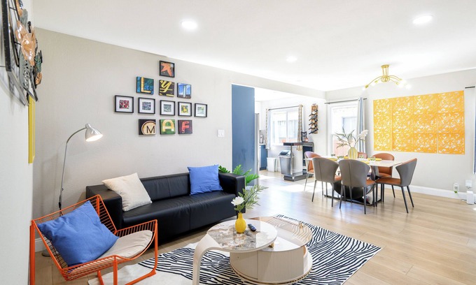 San Leandro House | Playful Modern 3BR Colors Vibes & Near Bart