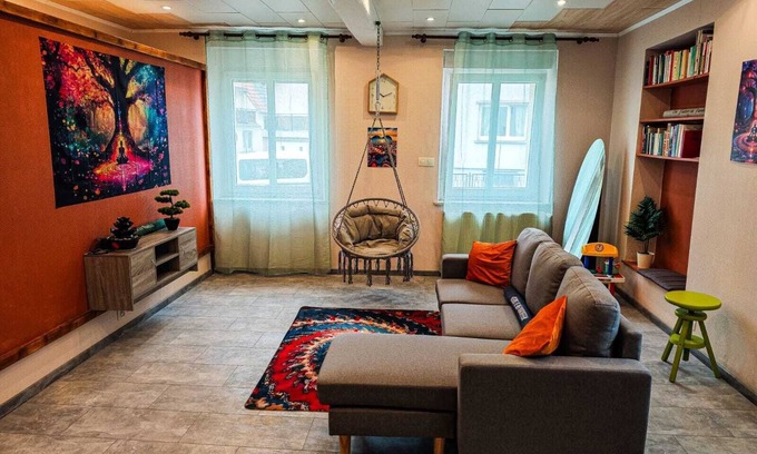 Schleithal Apartment | Pleasant & atypical apartment - renovated, wifi, fitness room, large garden