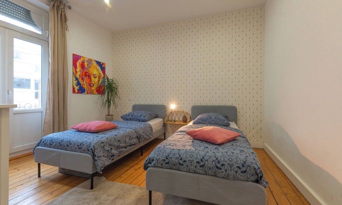 Sablon Apartment | Plumeria - Apartment 75m2 - Quiet - Free Public Parking - 2 Bedrooms