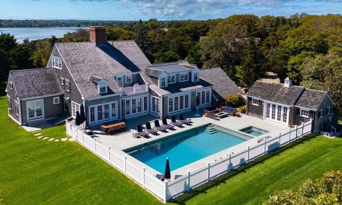 East Orleans House | Pochet Point Estate 056-O: Pochet Estate with Nauset Beach Access, Pool & Panoramic Views