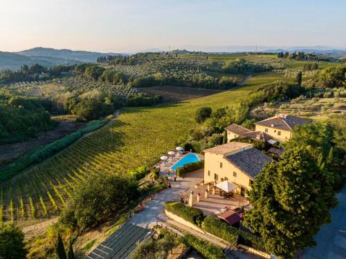 Tavarnelle Val di Pesa Apartment | Podere Vergianoni con piscina e vista mozzafiato