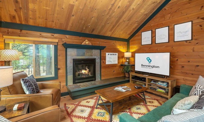 Overlook Park Condo | POLE06 - Classic Pole House Cabin, Dog Friendly, Private Hot Tub & Gas BBQ