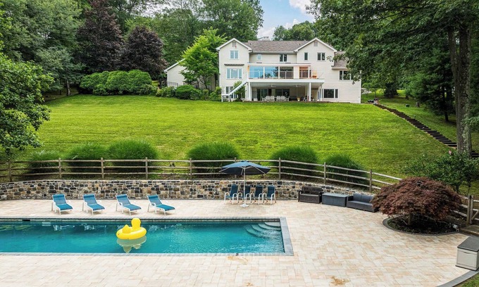 Sherman House | Pool, Game Room, Movie Theater, Private Dock