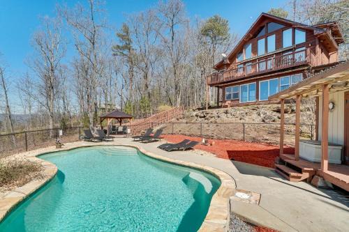 Helen House | Pool, Hot Tub and Mountain Views Cleveland Cabin