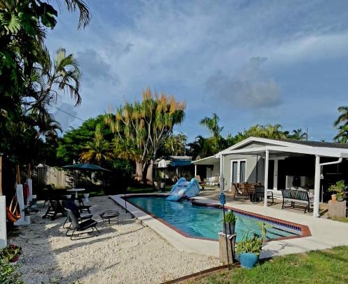 Cutler Bay House | Pool House Resort heated swimming pool private duplex