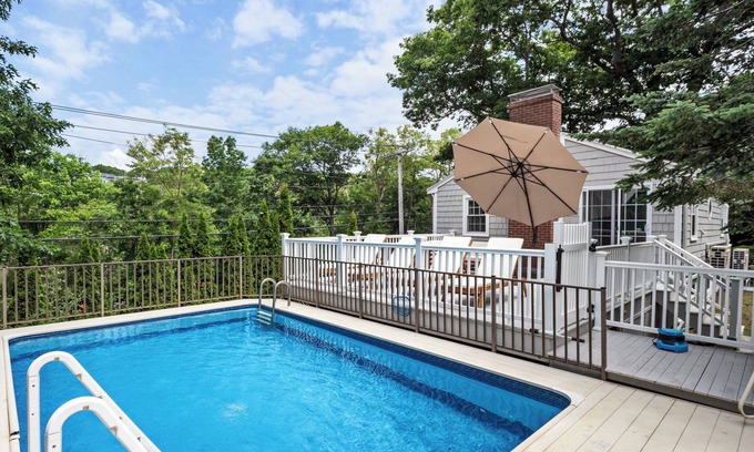 Gloucester House | Pool open for the season! Single family home, 5-Min walk to Good Harbor Beach!