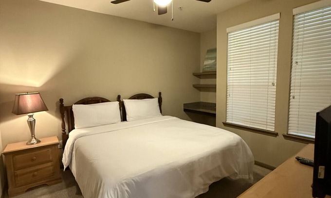 Grogan's Mill Apartment | Pool View King 1 Bedroom/1 Bath Condo in The Woodl