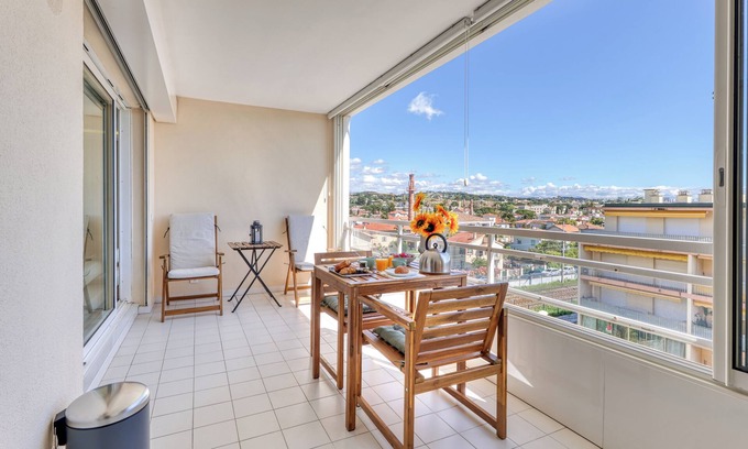 Golfe Juan Apartment | Port Azur Sea View, Golfe-Juan, France