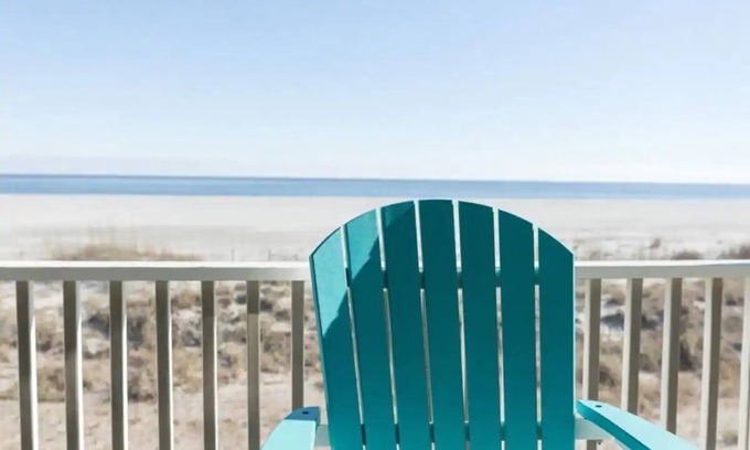 Isle of Palms Condo | Port O' Call B201 - Direct Oceanfront Beach View!