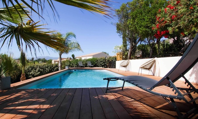 Cauro Apartment | Porticcio - Casa Zouzou with swimming pool and exotic garden