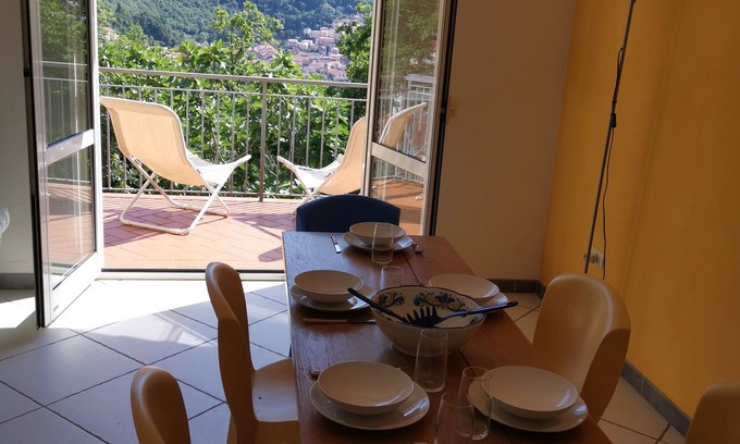 Maratea Villa | Portion of villa surrounded by greenery 500 meters from the historic center of Maratea
