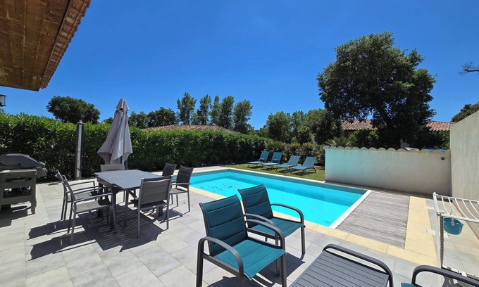 Lecci Villa | Porto Vecchio: Beautiful villa with private pool near sandy beach