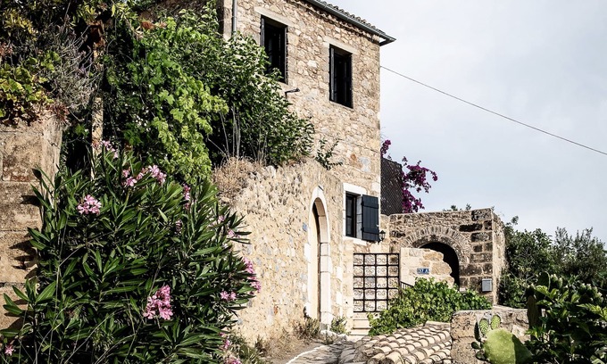 Lefktro Villa | PositiveSpace Olive Tree - A unique tower-house experience