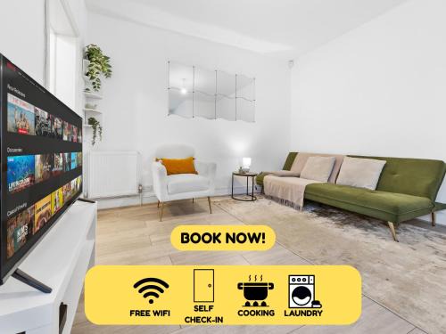 Richmond-upon-Thames Apartment | Powder Mill Retreat - 2br Modern Flat For 4
