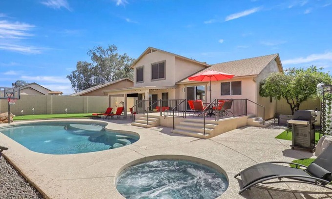 Glendale House | Prime Location, Perfect Stay: Stadium Proximity Home with Pool & Entertainment!