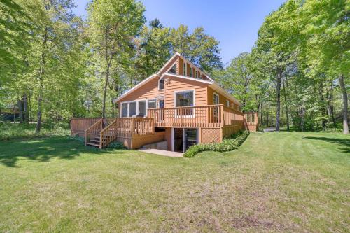 Menominee House | Private Beach and Deck Spacious Lake Michigan Home