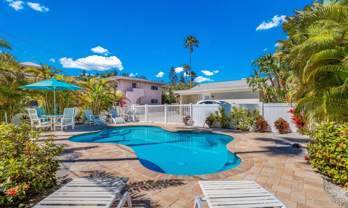 Anna Maria House | Private Home with Heated Pool and Screened Lanai, 2 Houses to Beach