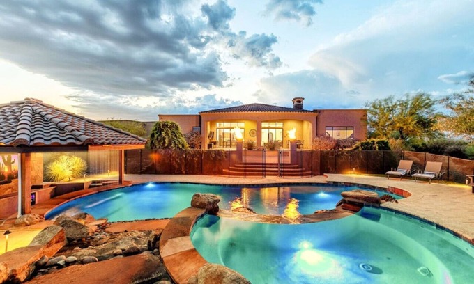 Rio Verde Foothills House | Private Luxury Desert Resort -Pool, Hot Tub, Games