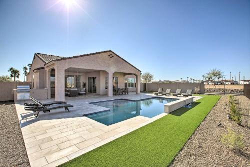 Palm Valley House | Private Pool and Grill Modern Goodyear Retreat