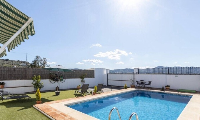 Alcaucin Apartment | Private pool, terrace, garden, stunning views & walk to amenities