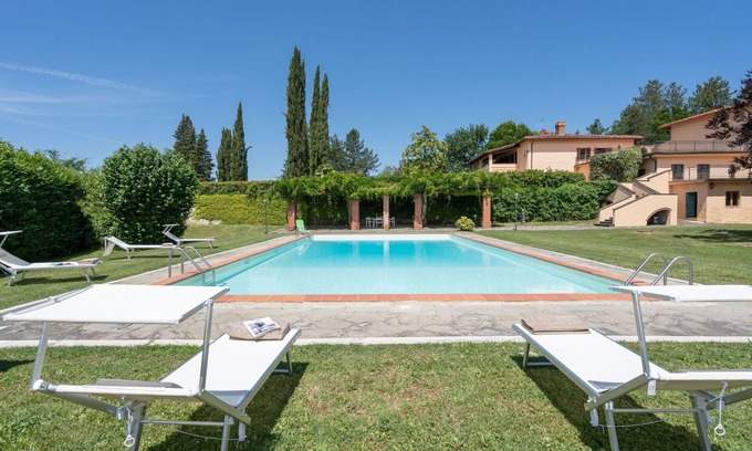 Vicchio Villa | Private Villa with WIFI, hot tub, sauna, private pool, TV, patio, pets allowed, panoramic view