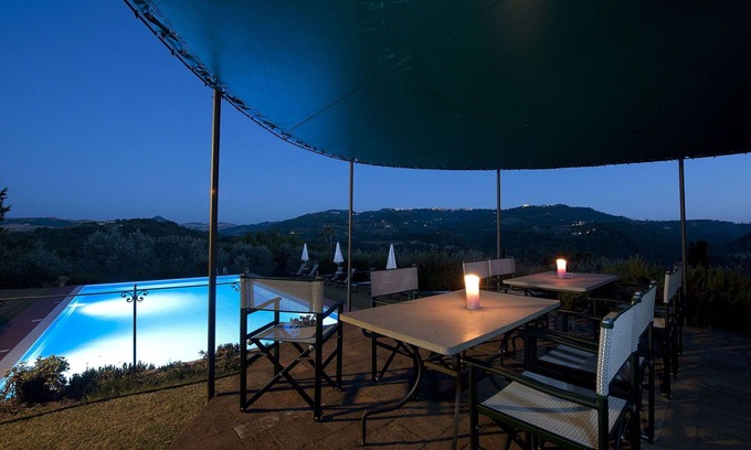 Volterra Villa | Private Villa with private pool, A/C, WIFI, TV, patio, panoramic view, close to San Gimignano